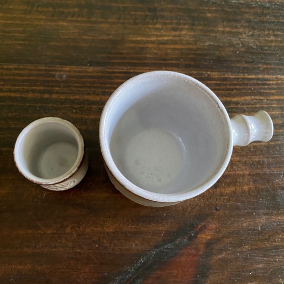 Ceramic Mug Set Unique Face Design Stoneware Coffee Cup‎ Espresso Vintage - Picture 2 of 6